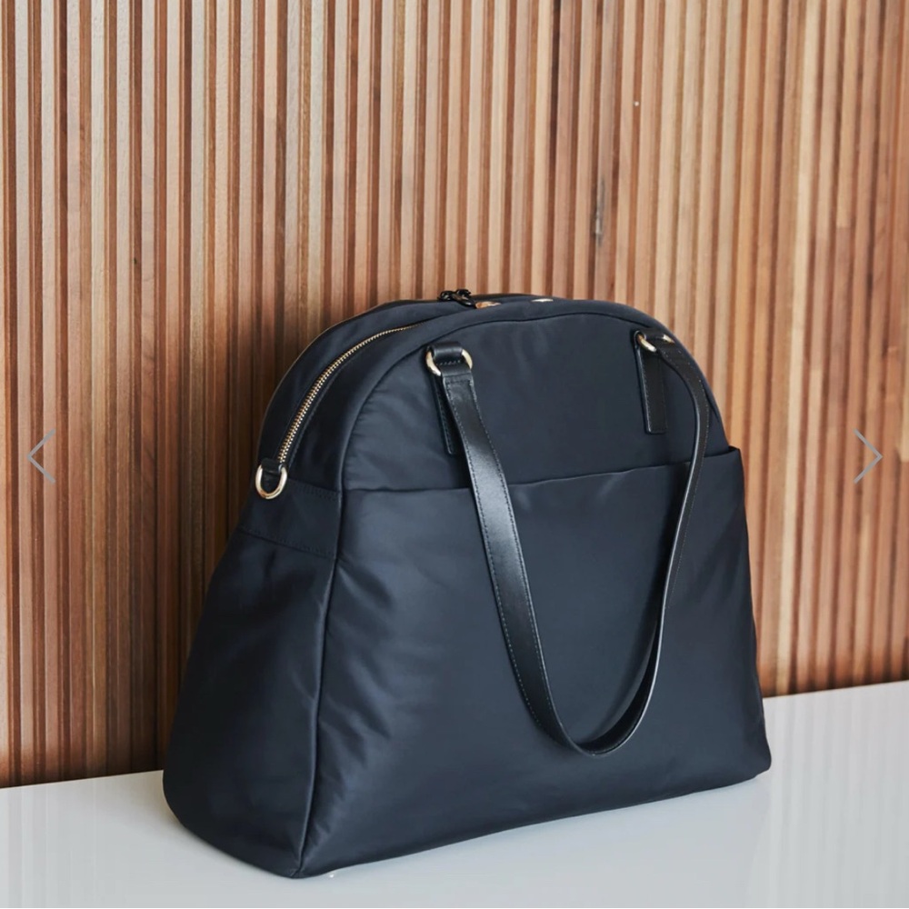 Lo & Sons O.G. Medium bag - black/lavender/gold